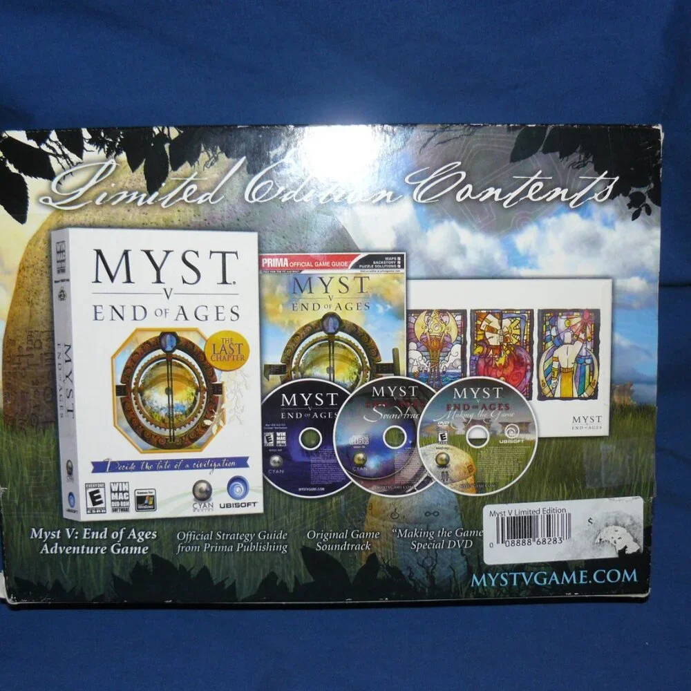 MYST V - End of Ages Limited Edition Set - For MAC